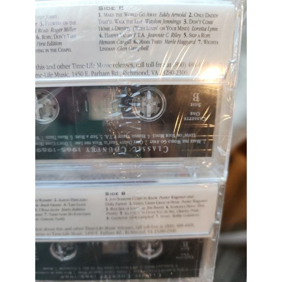 Time Life Classic Country Music 1965-1969, 1970- 1974 Sealed Cassette Tapes (4) - Picture 6 of 13